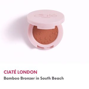 2/$10 NEW Ciate London Bamboo Bronzer in South Beach Travel Size